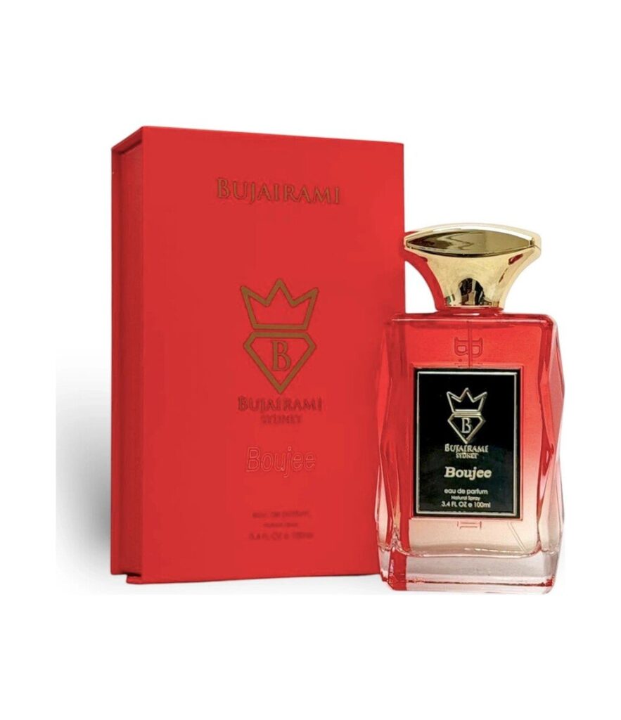 Boujee by Bujairami 100ml eau de parfum bottle and box