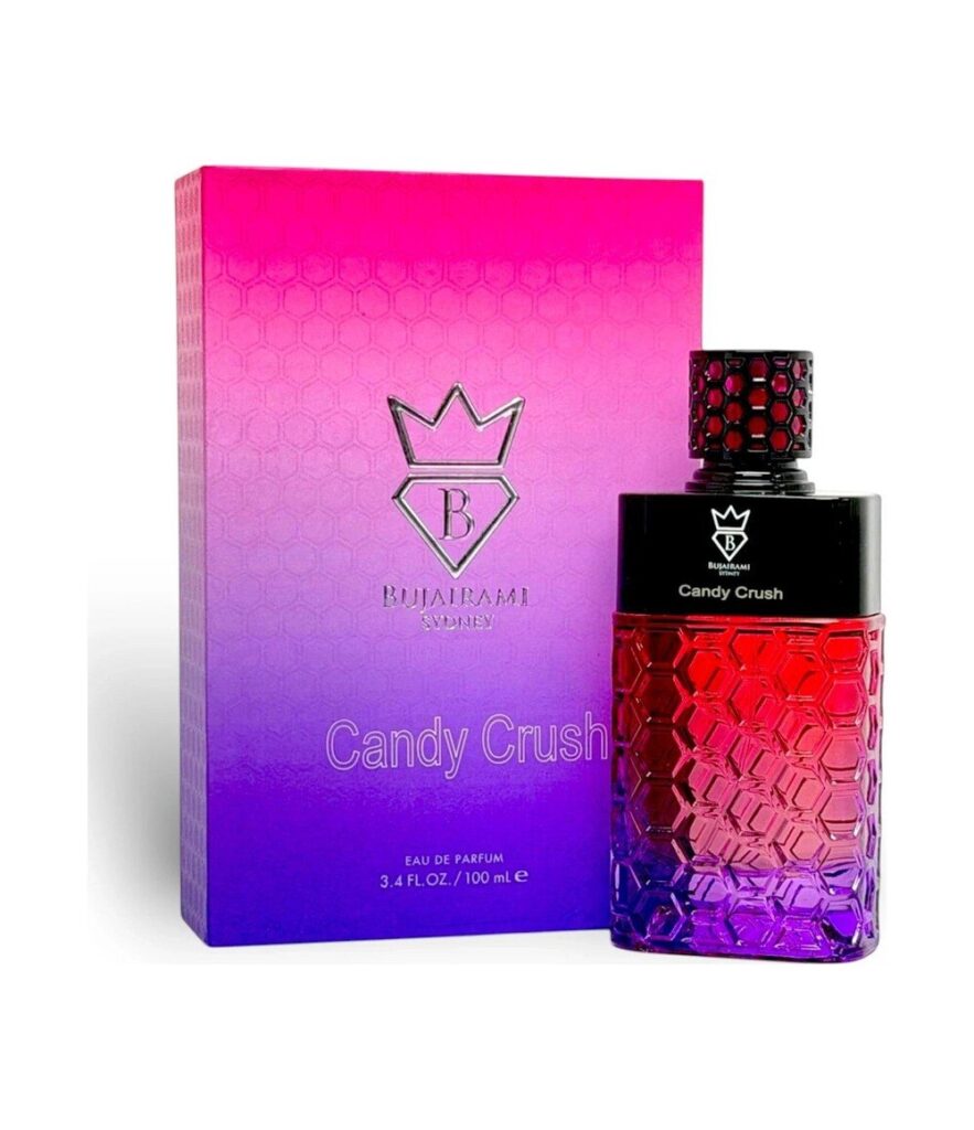 Candy Crush by Bujairami 100ml eau de parfum bottle and box
