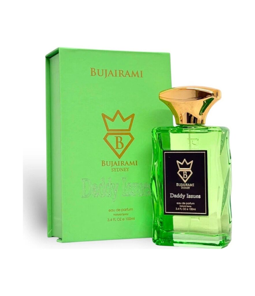 Daddy Issues by Bujairami 100ml eau de parfum bottle and box