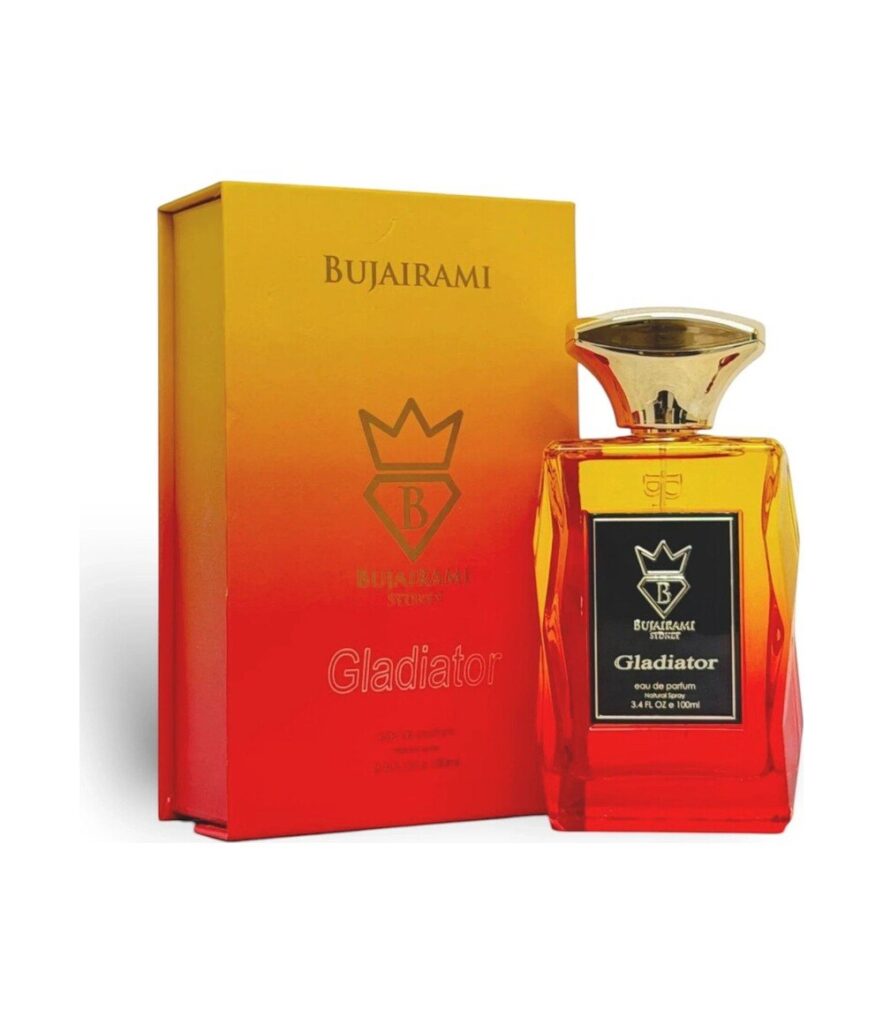 Gladiator by Bujairami 100ml eau de parfum bottle and box