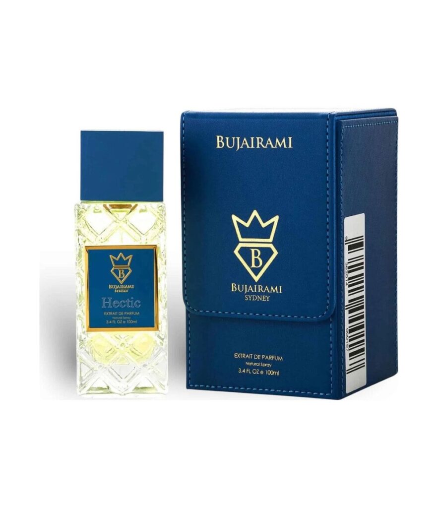 Hectic by Bujairami 100ml extrait de parfum bottle and box