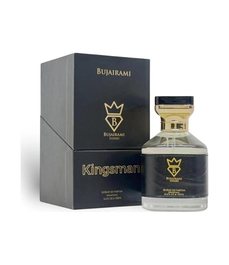 Kingsman by Bujairami 100ml extrait de parfum bottle and box