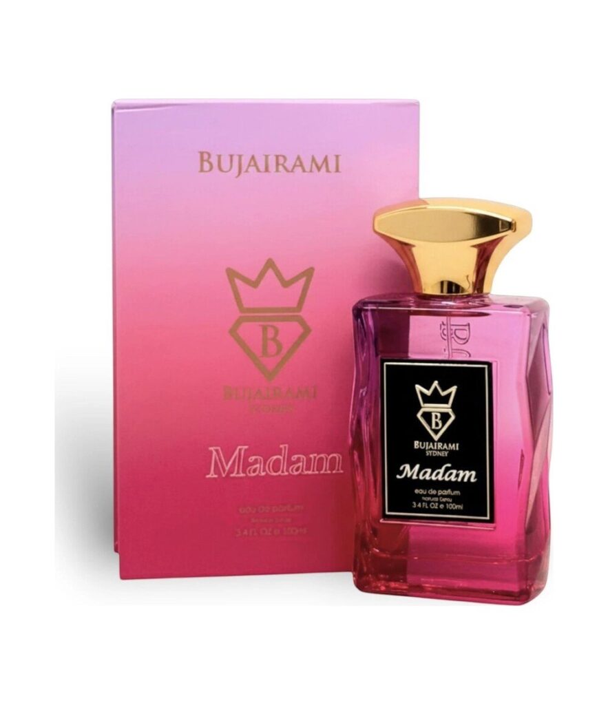Madam by Bujairami 100ml eau de parfum bottle and box