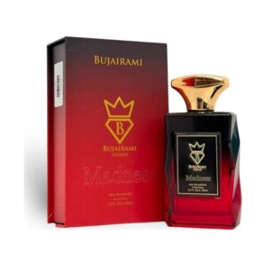 Madness by Bujairami 100ml eau de parfum bottle and box