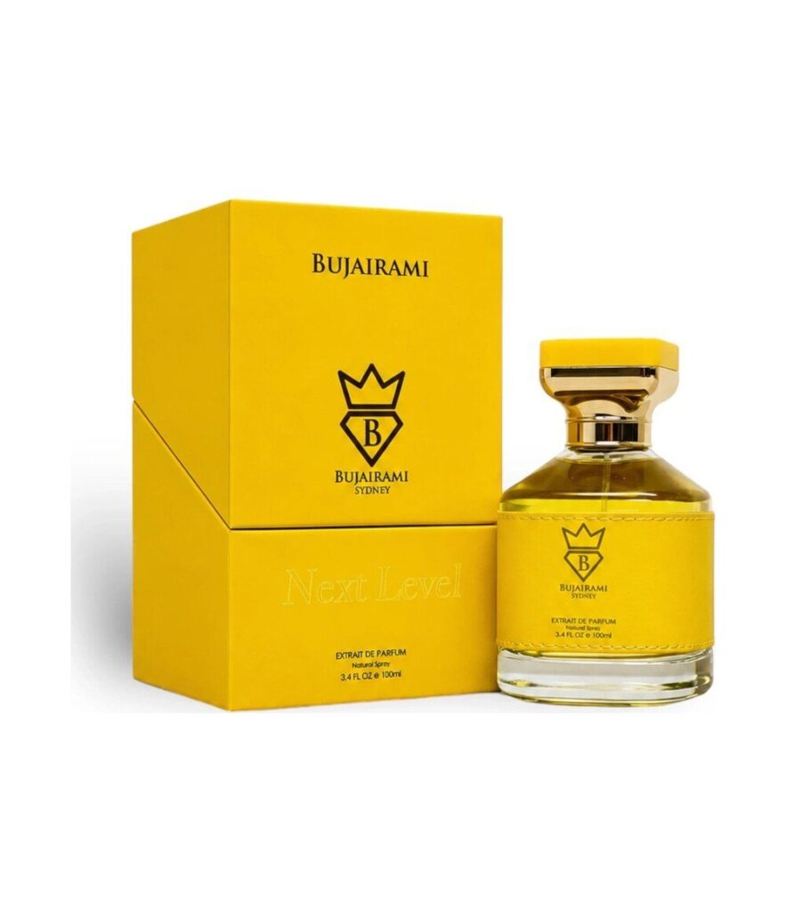Next Level by Bujairami 100ml extrait de parfum bottle and box