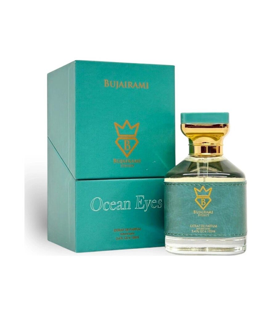 Ocean Eyes by Bujairami 100ml extrait de parfum bottle and box