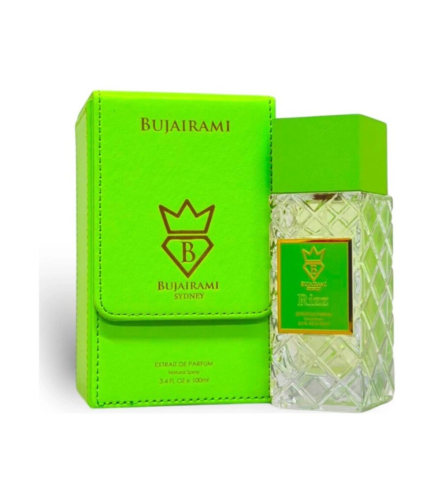 Rizz by Bujairami 100ml extrait de parfum bottle and box