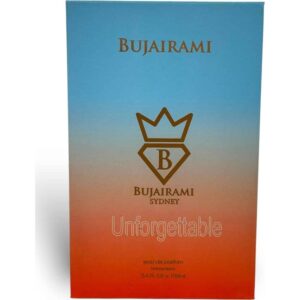 Unforgettable by Bujairami 100ml eau de parfum bottle and box