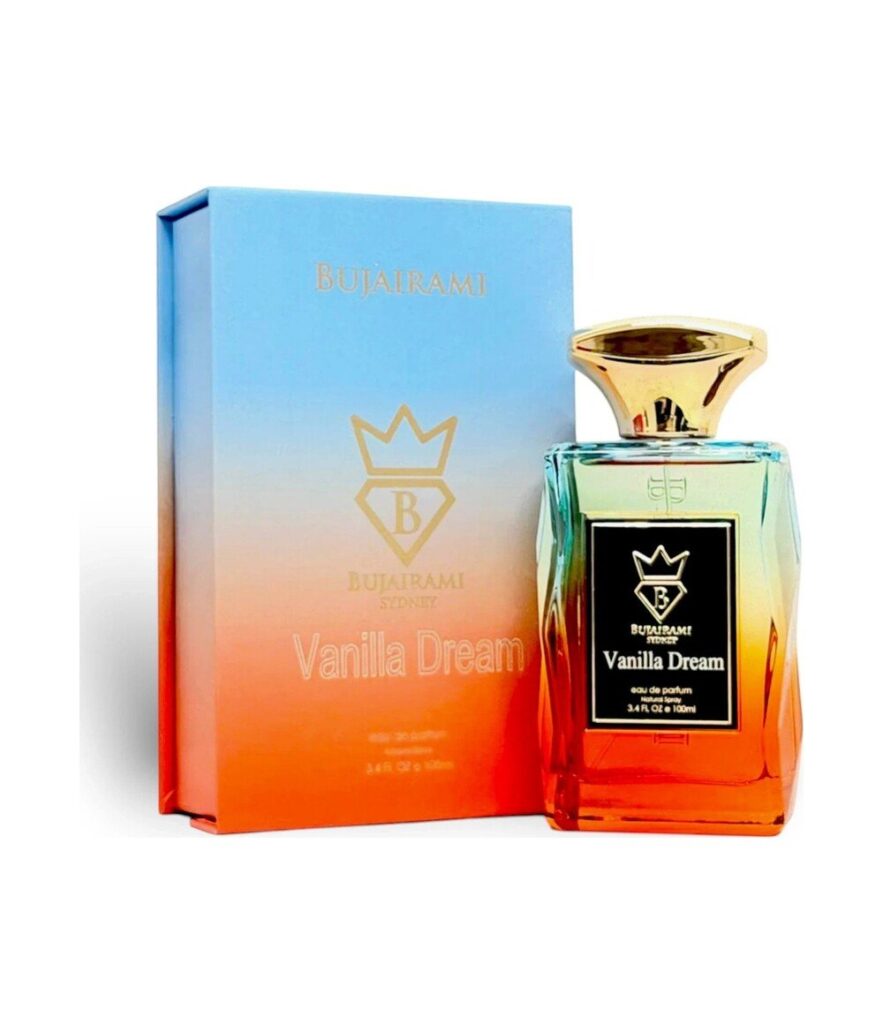 Vanilla Dream by Bujairami 100ml eau de parfum bottle and box