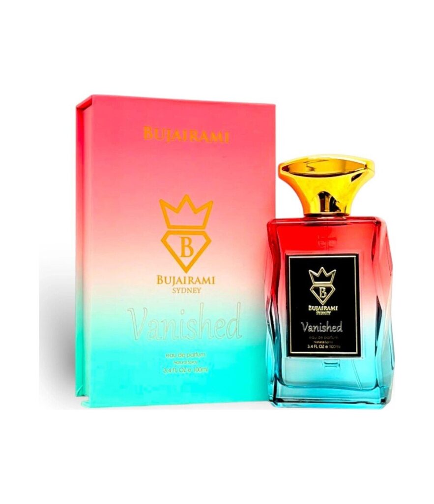 Vanished by Bujairami 100ml eau de parfum bottle and box