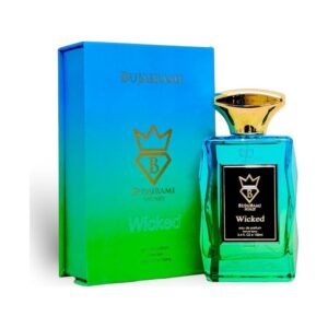 Wicked by Bujairami 100ml eau de parfum bottle and box